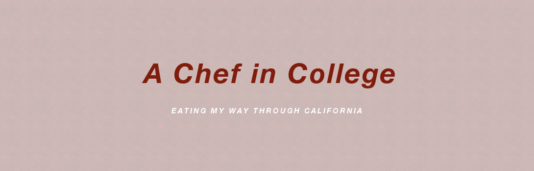 A Chef in College