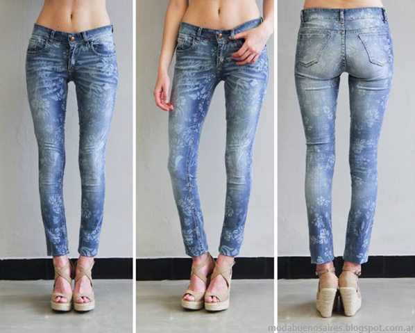 Moda pantalones de jeans marcas argentinas 2014 Sweet.