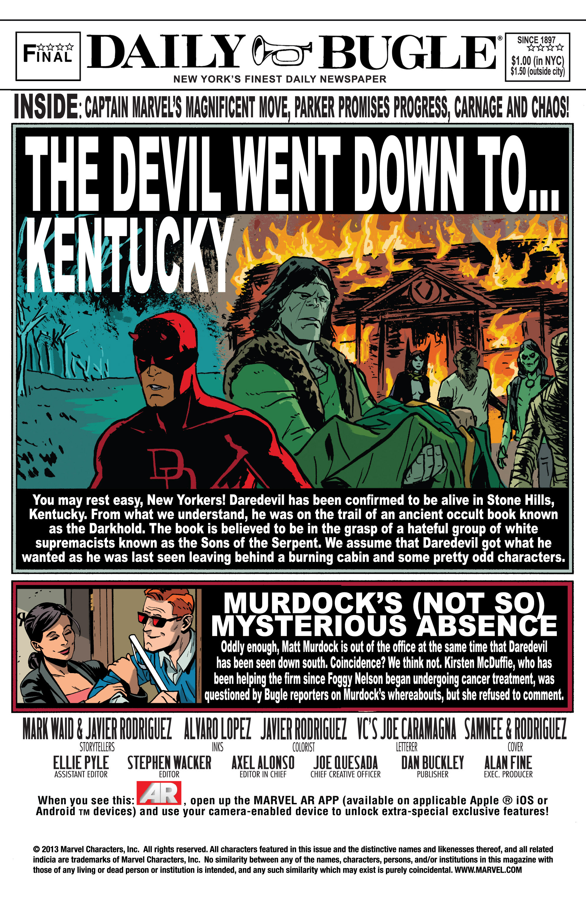 Read online Daredevil (2011) comic -  Issue #34 - 2