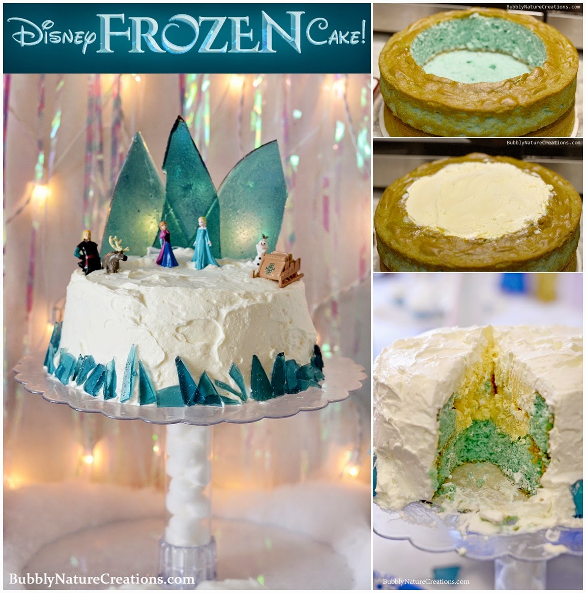 Disney Frozen Cake Ice Cream Cake DIY Craft Projects