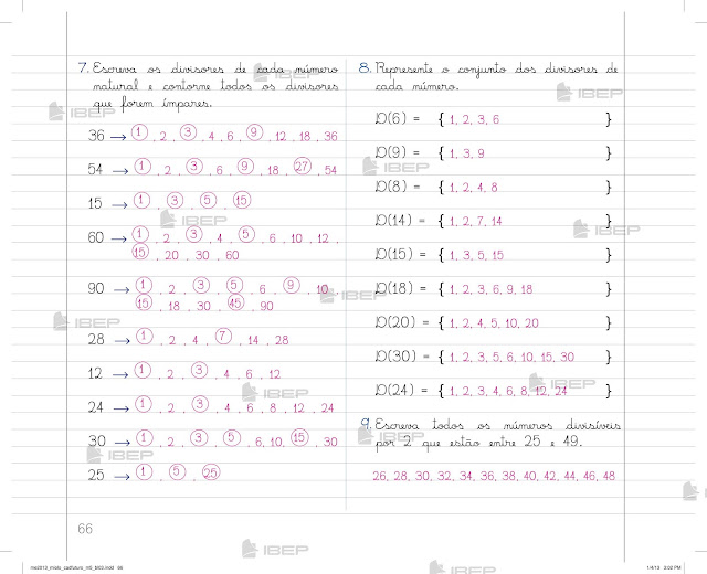 Caderno Do Futuro 5 Ano Matematica