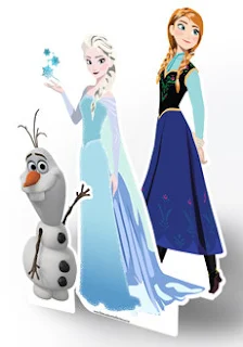 Frozen: Free Printable Centerpieces.