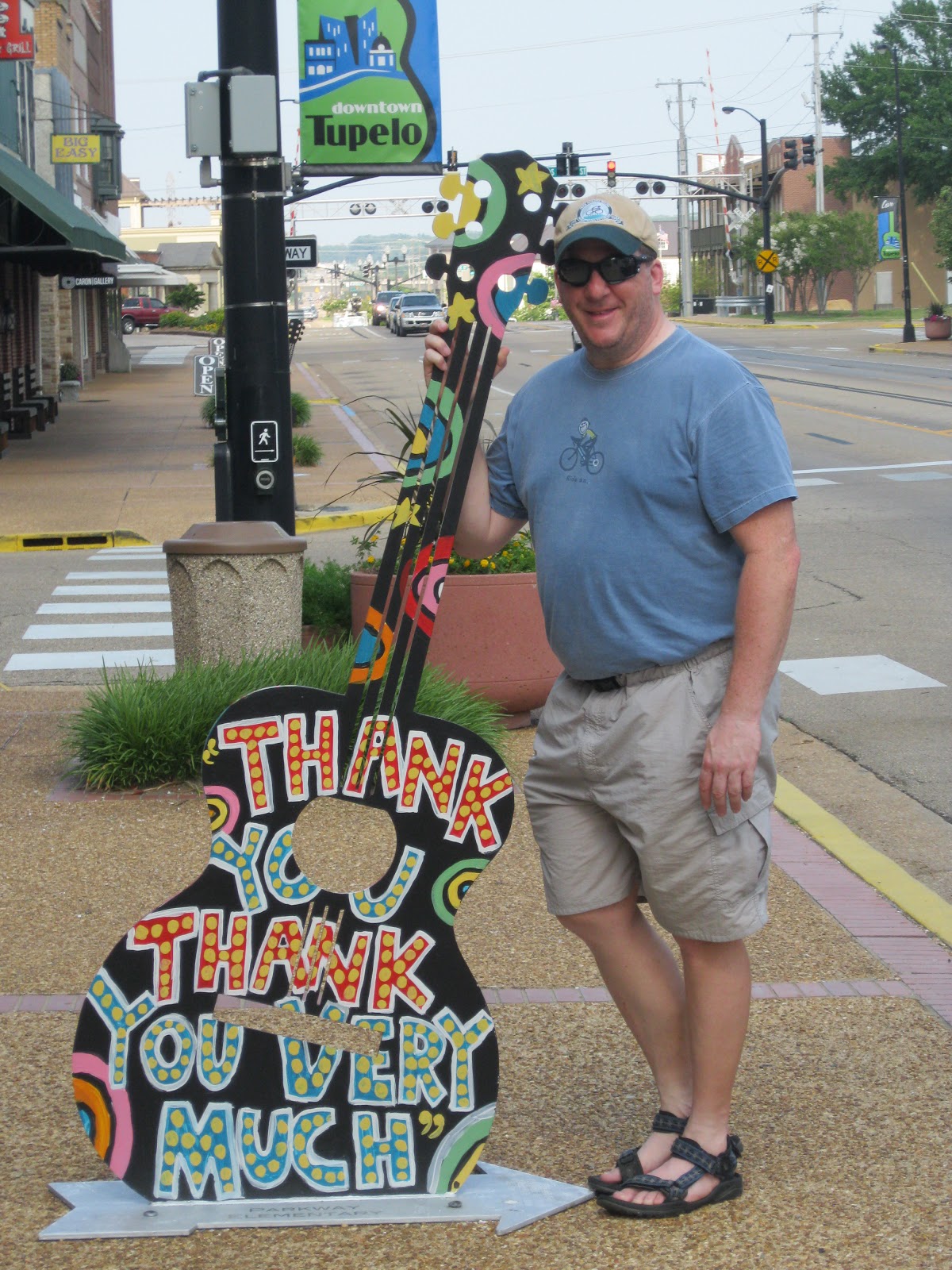 Mark's Bicycle Treks for ALA Natchez Trace Day 4 Maben to Tupelo MS