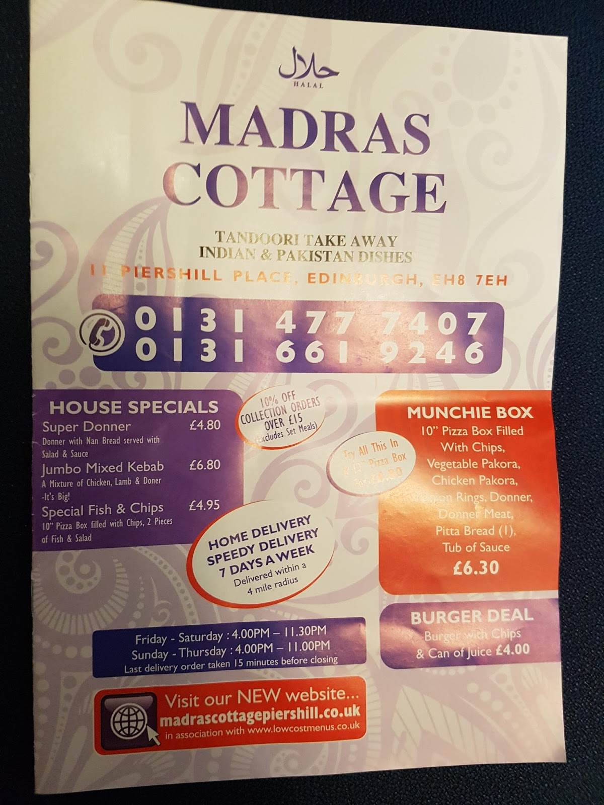 The Doner Informer Super Donner, Madras Cottage, Edinburgh