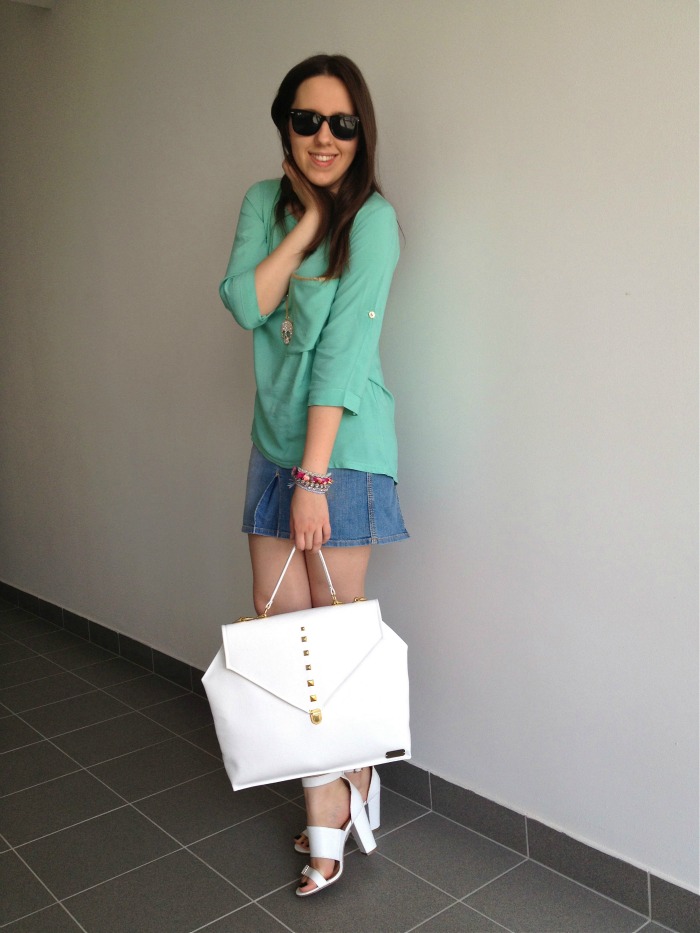 OUTFIT - White accessories - FASHION IN THE AIR