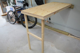 Fold-up Garage Work Table