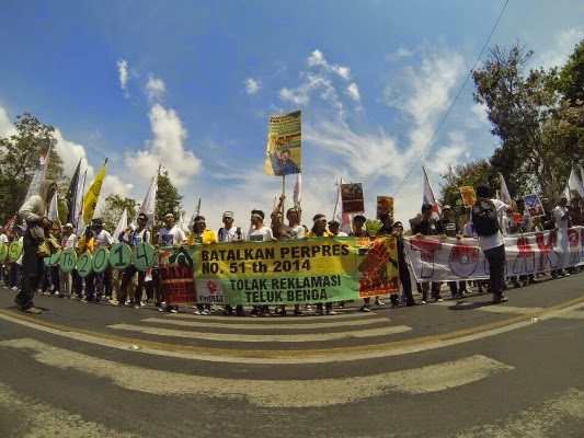 Tolak Reklamasi Lewat Parade Ogoh-Ogoh