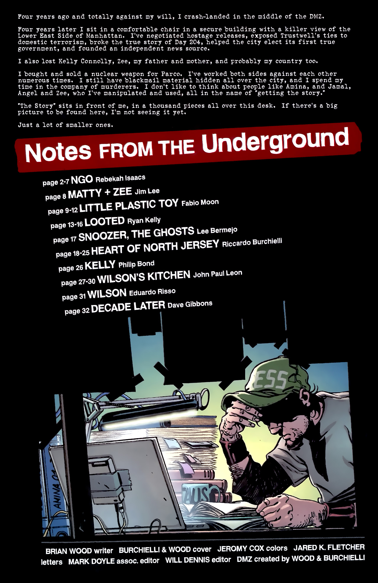 Read online DMZ (2006) comic -  Issue #50 - 2