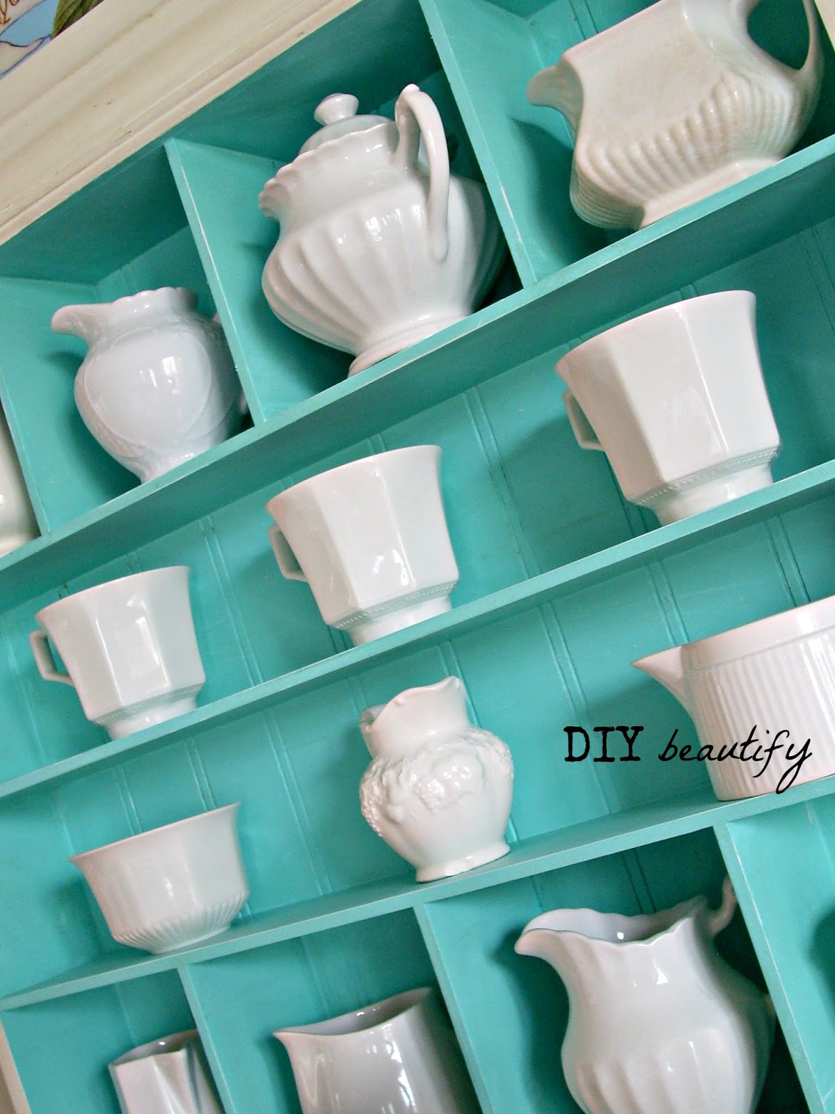 Ironstone & Tiffany Blue DIY Beautify Creating Beauty at Home