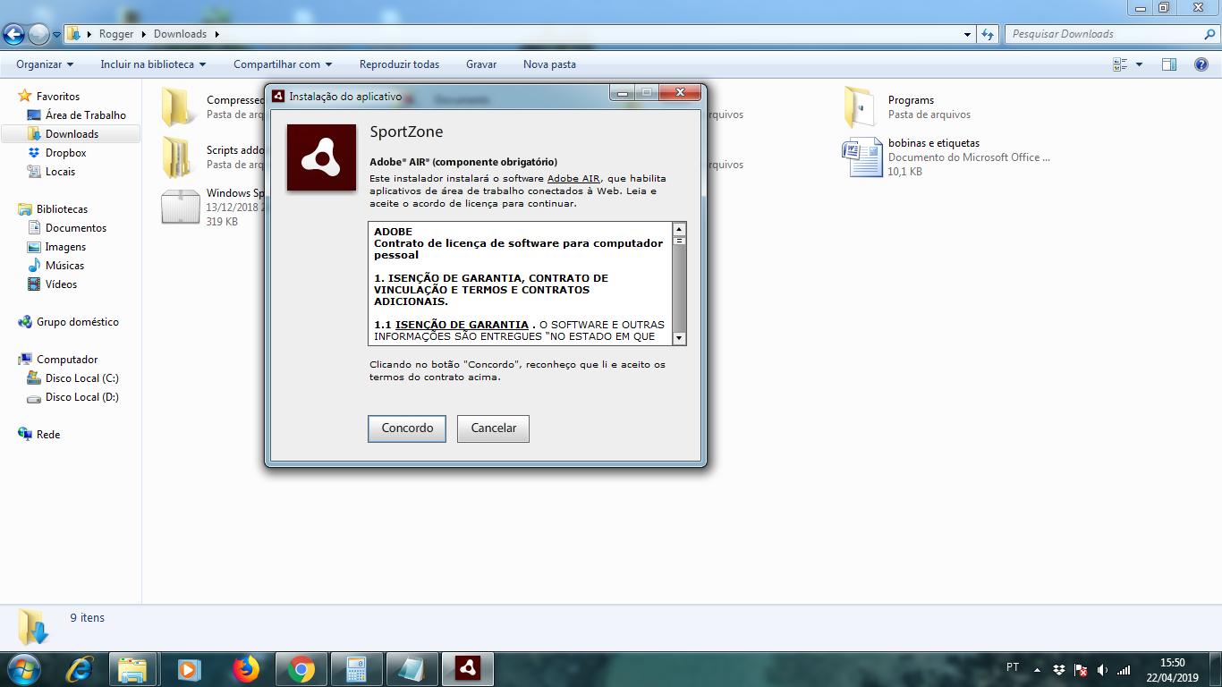 app sportzone scarica