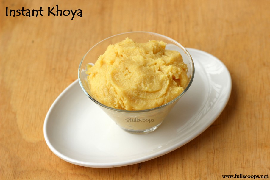 Homemade Khoya Recipe Full Scoops A food blog with easy,simple