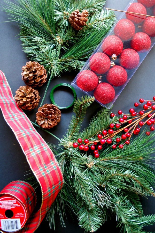 Black, Red, and Tartan Christmas decor Jordan's Easy Entertaining