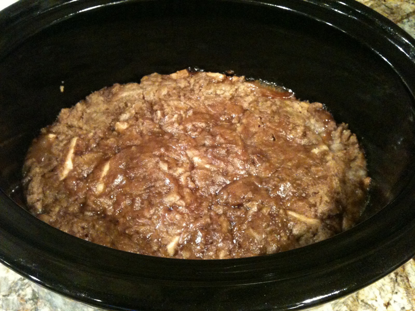 What I Made For Dinner: Crock Pot Apple Dessert