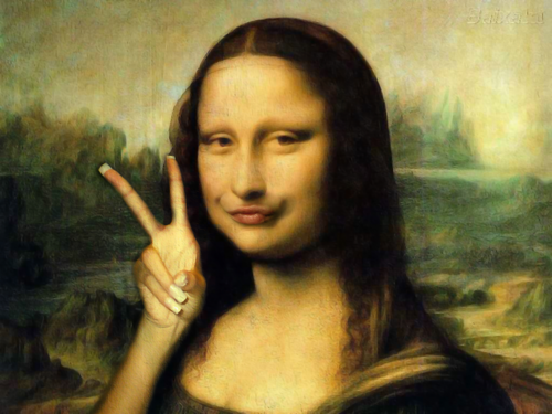 Just Got Repainted: Mona Lisa | Right Shot in the Right Time