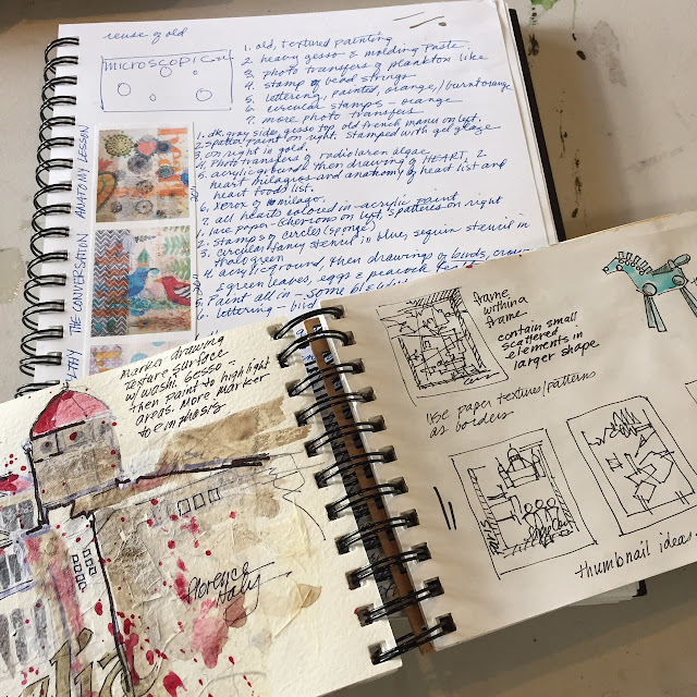 Pat Scheurich, Sketchbook Conversations, artists, inspiration, sketchbook,  My Giant Strawberry