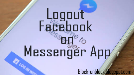Facebook Messenger App Logout