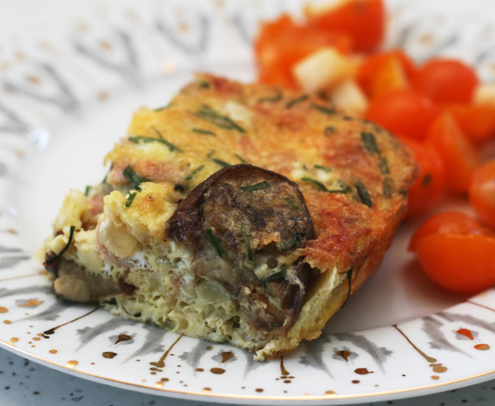 Fairytale Eggplant Capicola Baked Frittata Coconut & Lime