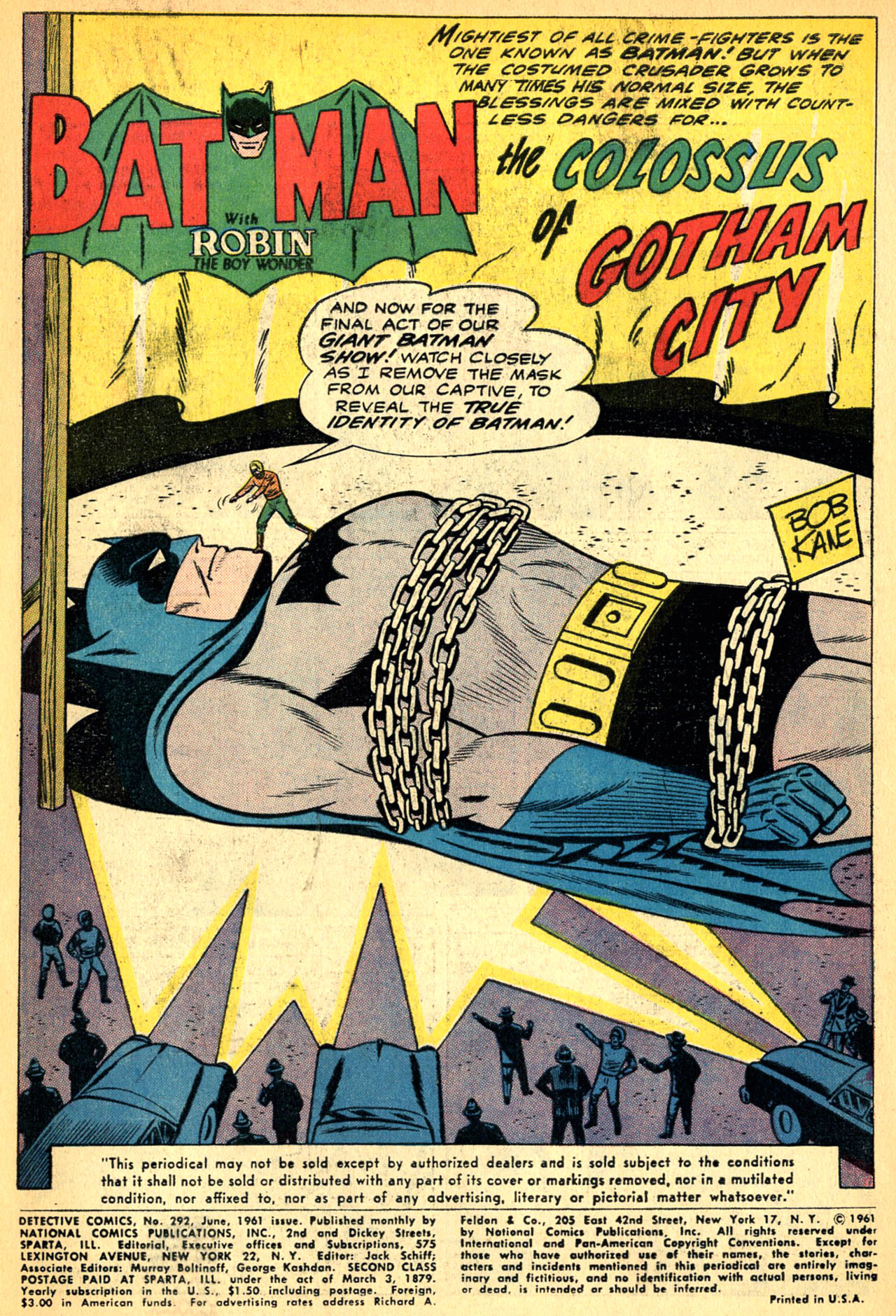 Detective Comics (1937) issue 292 - Page 3