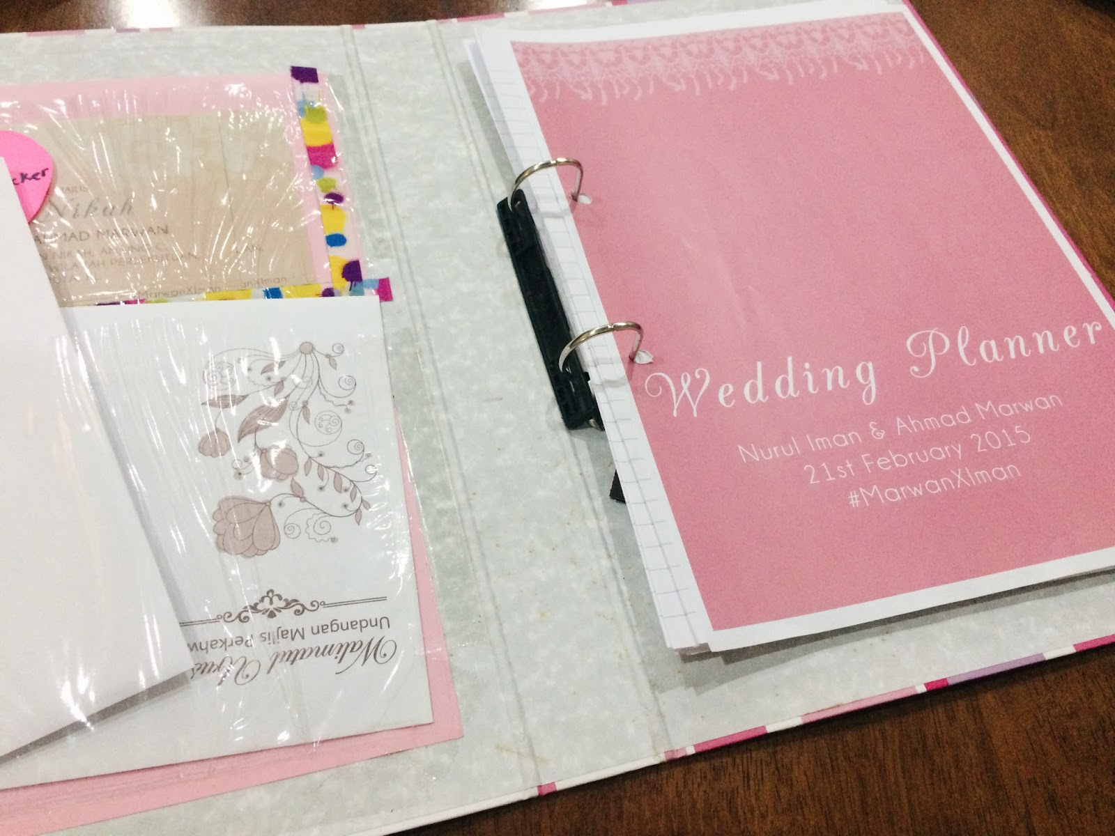 Wedding Planner File Midway Media Marwanximan My Wedding Planner File Iman Abdul Rahim