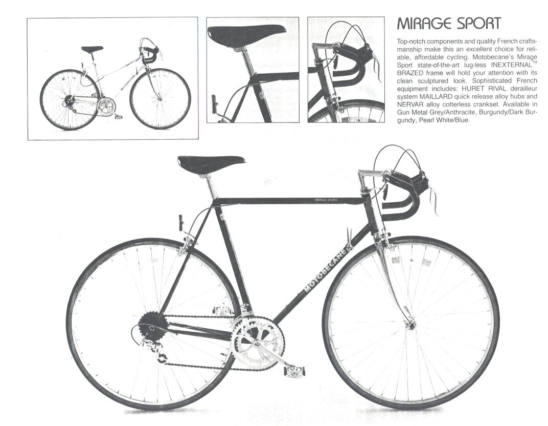 motobecane mirage sport 1983