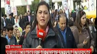 Suriyeli ve Mısırlı öğrencilere Türkiye'de Üniversitelerin kapılarını açtı