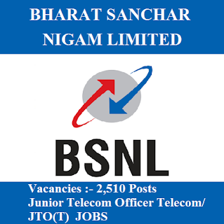 BSNL Admit Card 2017 | 2510 Posts | Jr. Telecom Officer/JTO Jobs | Sarkari Naukri Bharat Sanchar Nigam Limited, BSNL, freejobalert, Sarkari Naukri, BSNL Admit Card, Admit Card, bsnl logo