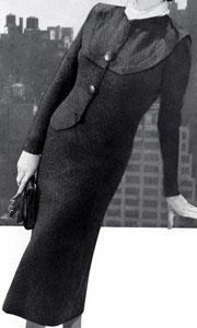 The Vintage Pattern Files : Free 1930's Knitting Pattern - Waldorf 2 Piece Suit Pattern