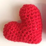 patron gratis corazon amigurumi