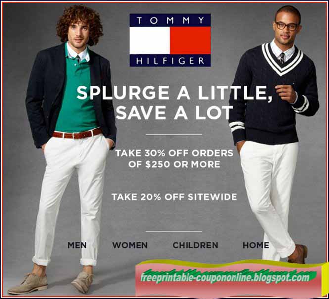 Tommy hilfiger coupon code free shipping