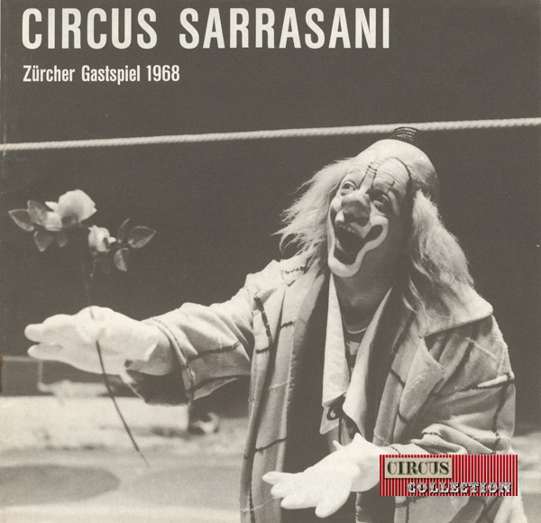 galette en couverture du programme du cirque Sarrasini