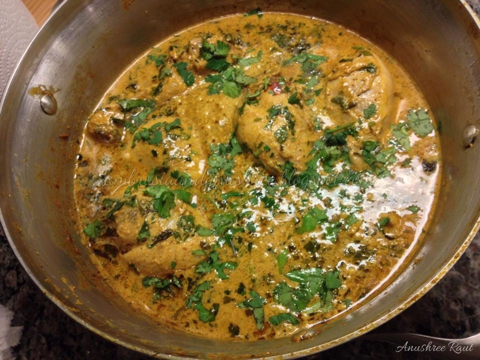 Ambrosia and Me Chicken Drumsticks in yogurt and coconut cream gravy