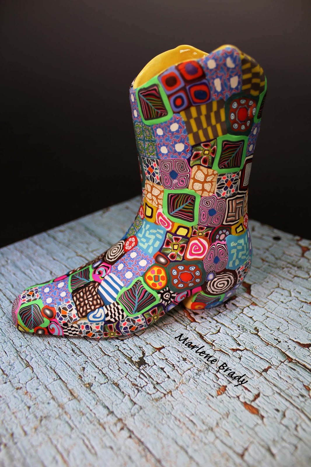 Marlene Brady Polymer Clay Embellished