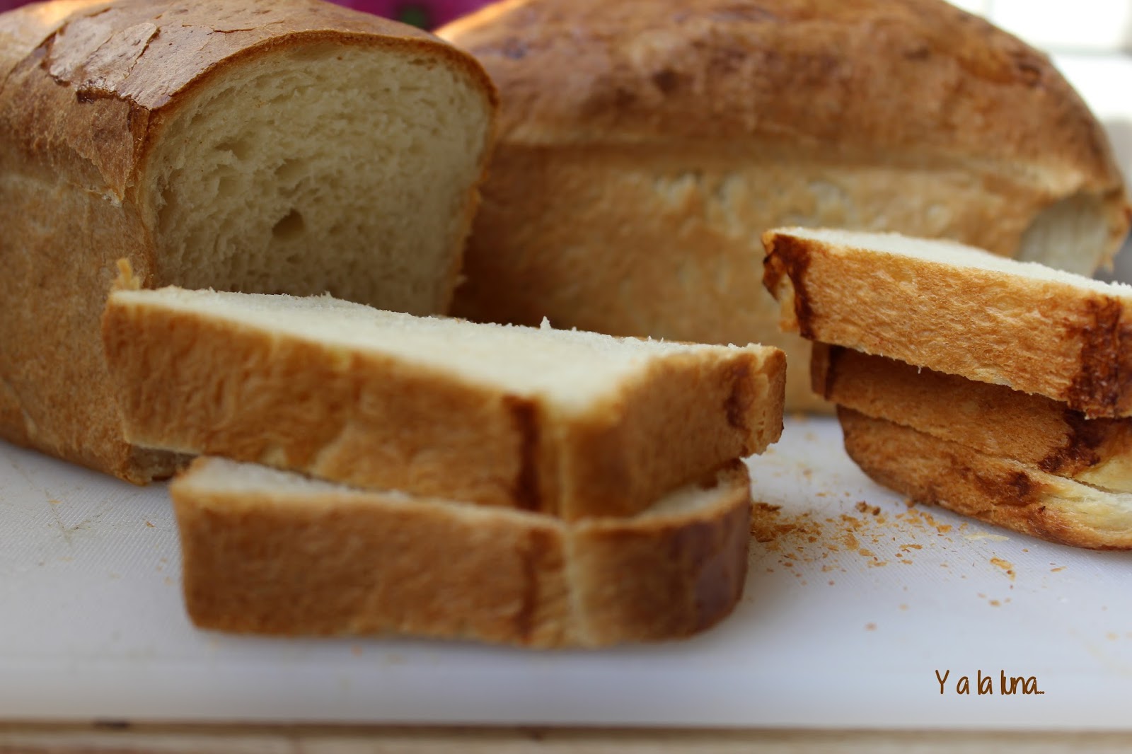 Y a la luna se le ve ve el ombligo... Pan de Molde receta de Yban Yarza