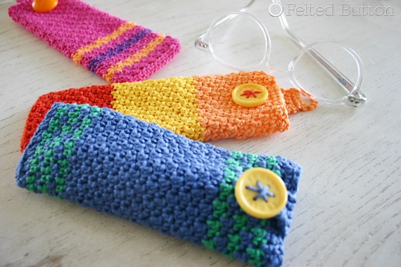 Eyewear Case FREE Crochet Pattern by Felted Button