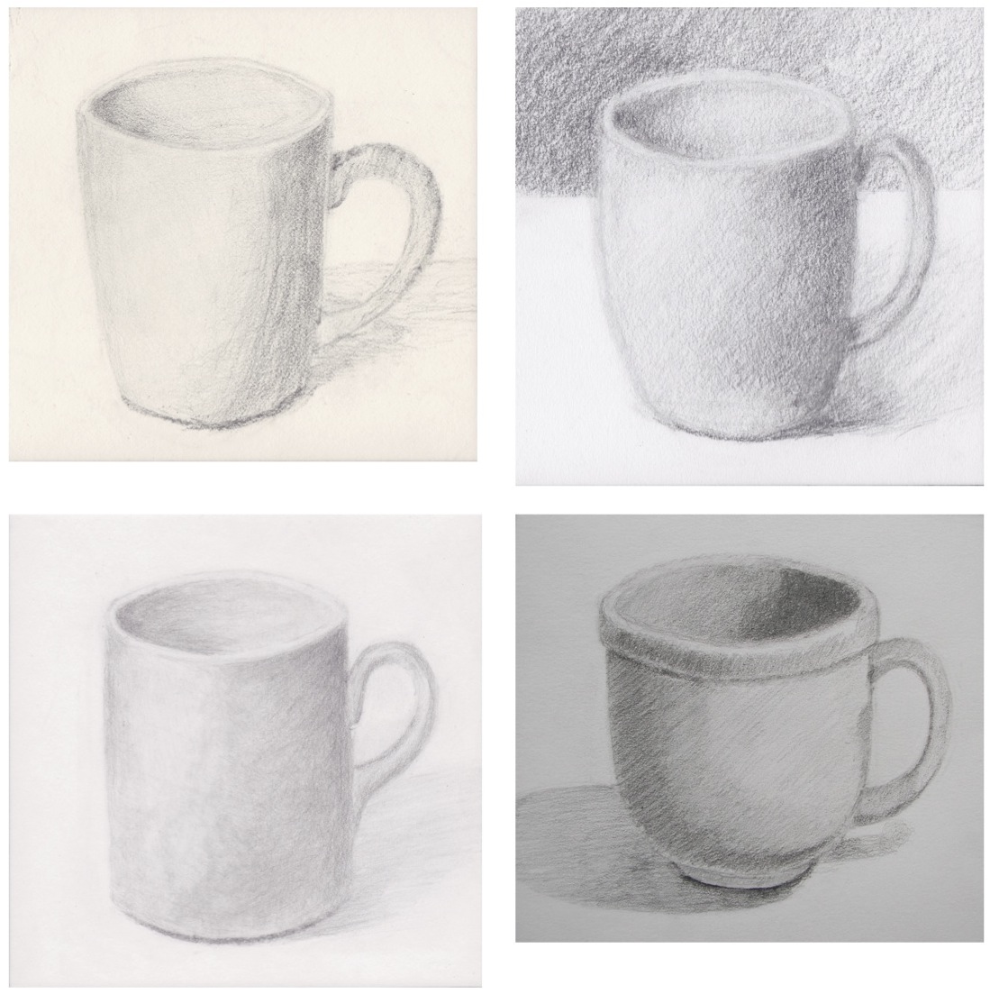 The Rolling Artroom Beginning Drawing Mugs 712 Grade