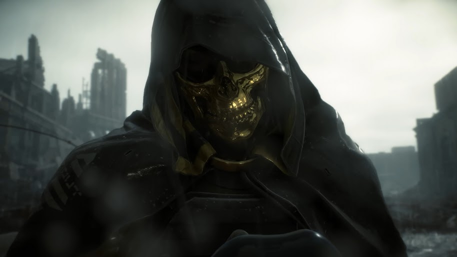 Death Stranding, Higgs, Gold Skull Mask, 4K, #46