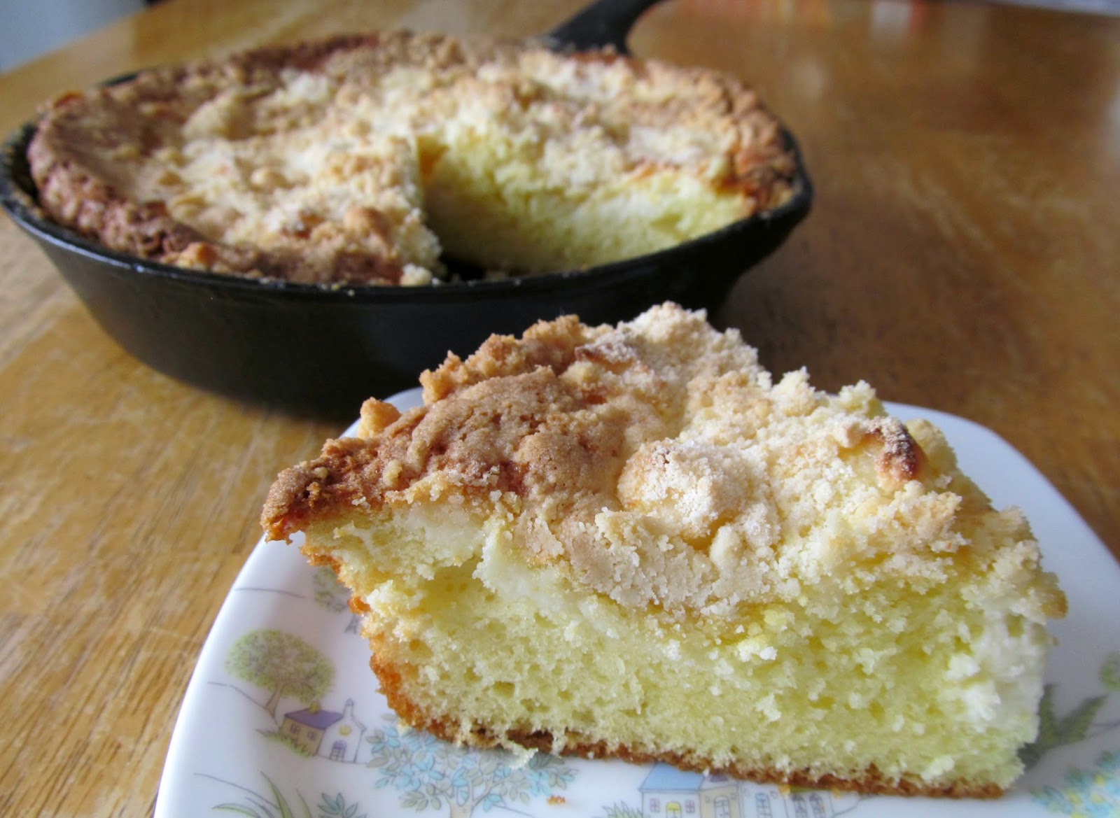 Rise and Shine Lemon Streusel Cream Cake