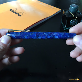 Edison Pearlette Lapis Lazuli Fountain Pen - a Video Review