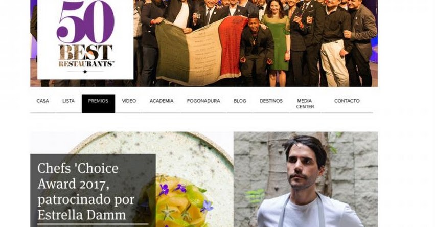 VIRGILIO MARTÍNEZ: Chef Peruano elegido el mejor Cocinero del mundo VIRGILIO MARTÍNEZ: Chef Peruano elegido el mejor Cocinero del mundo