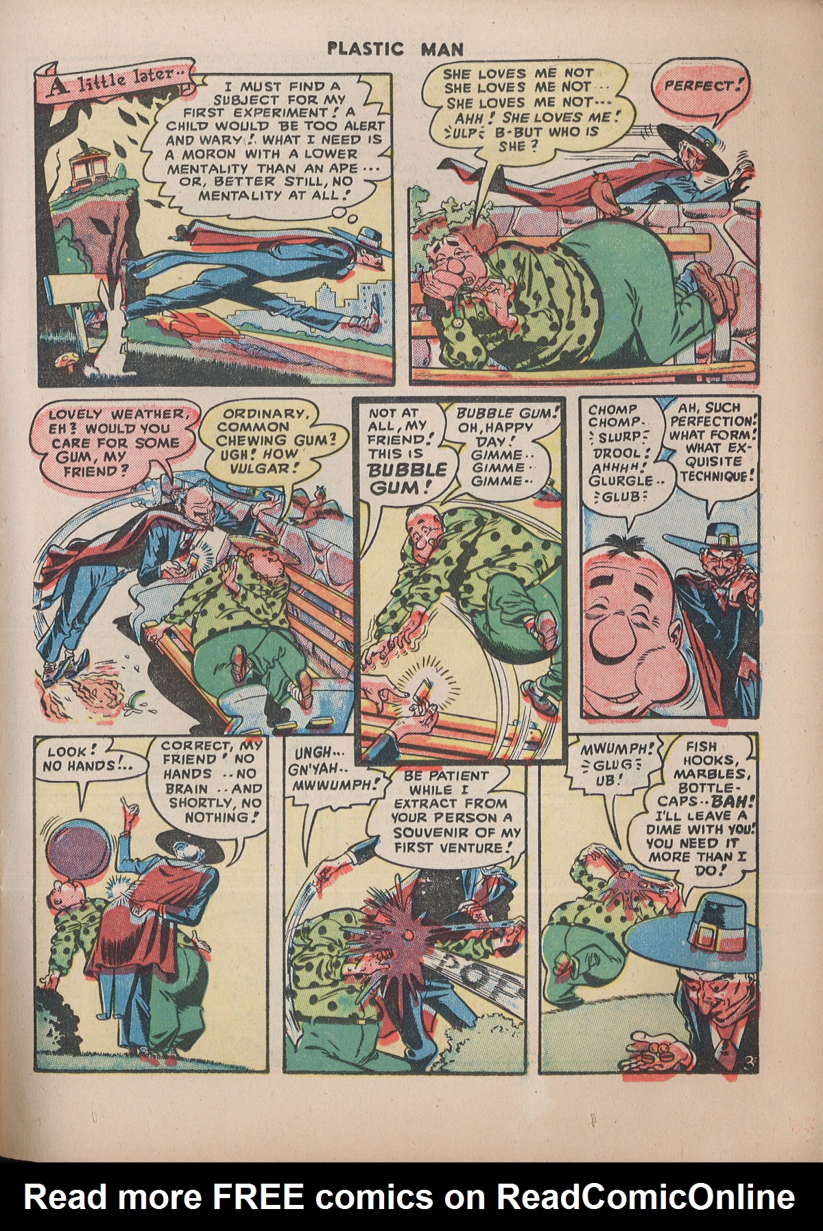 Read online Plastic Man (1943) comic -  Issue #11 - 17