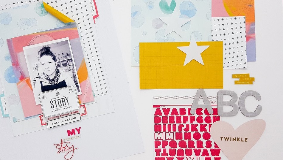 Written in the Stars Scrapbook Kit Workshop auf Studio Calico Written in the Stars Scrapbook Kit Workshop auf Studio Calico