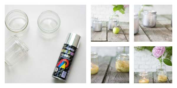 Decorar tarros cristal diy