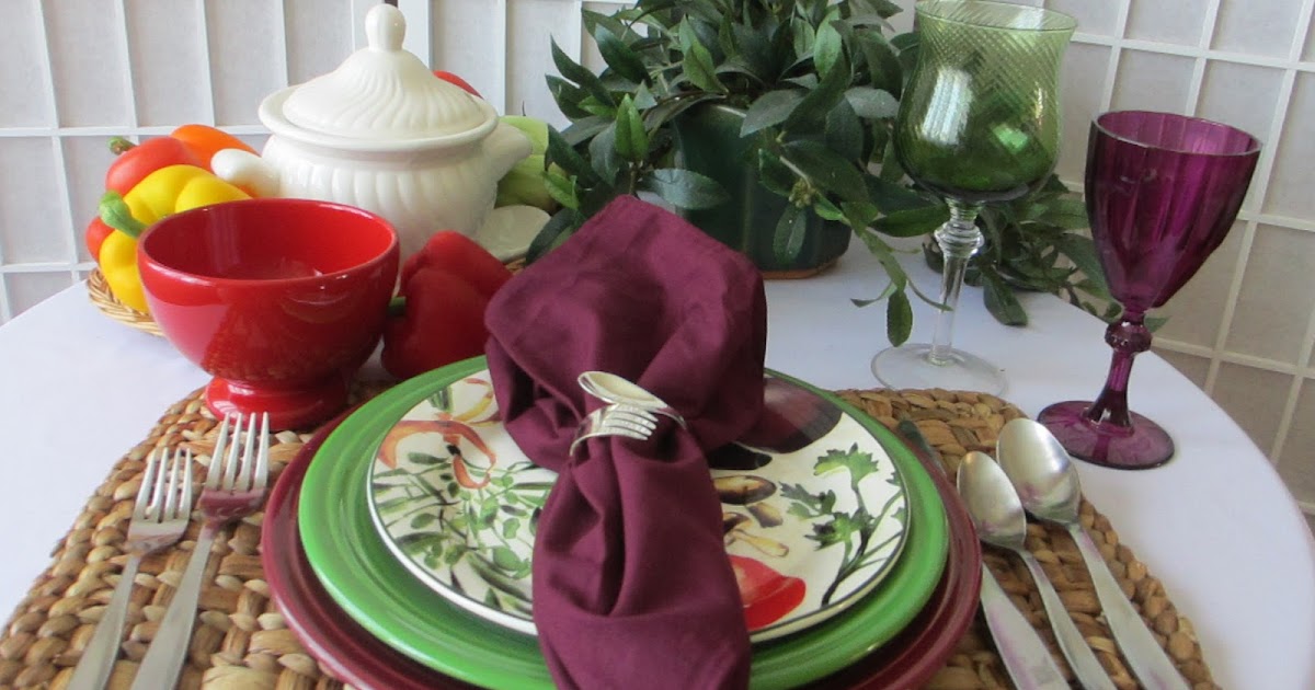 Table for One Vegetable Soup Table