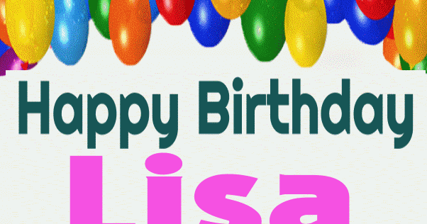 Happy Birthday Lisa image gif