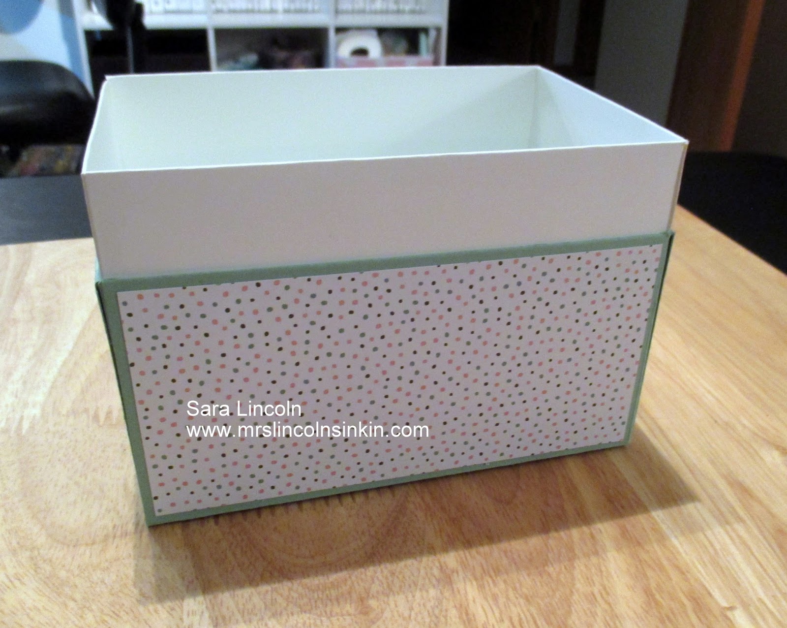 Mrs. Lincoln's Inkin Sturdy Box Picture Tutorial