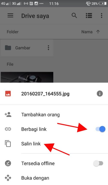 Cara Membuat Link Direct Download Pada Google Drive Android Nggatekno