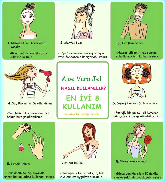 Aloe Vera Jel Nasıl Kullanılır ? Cilt Bakımında Etkili En İyi 8 Kullanımı Alışveriş,Makyaj