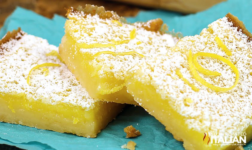 Easy Lemon Bars Recipe Video