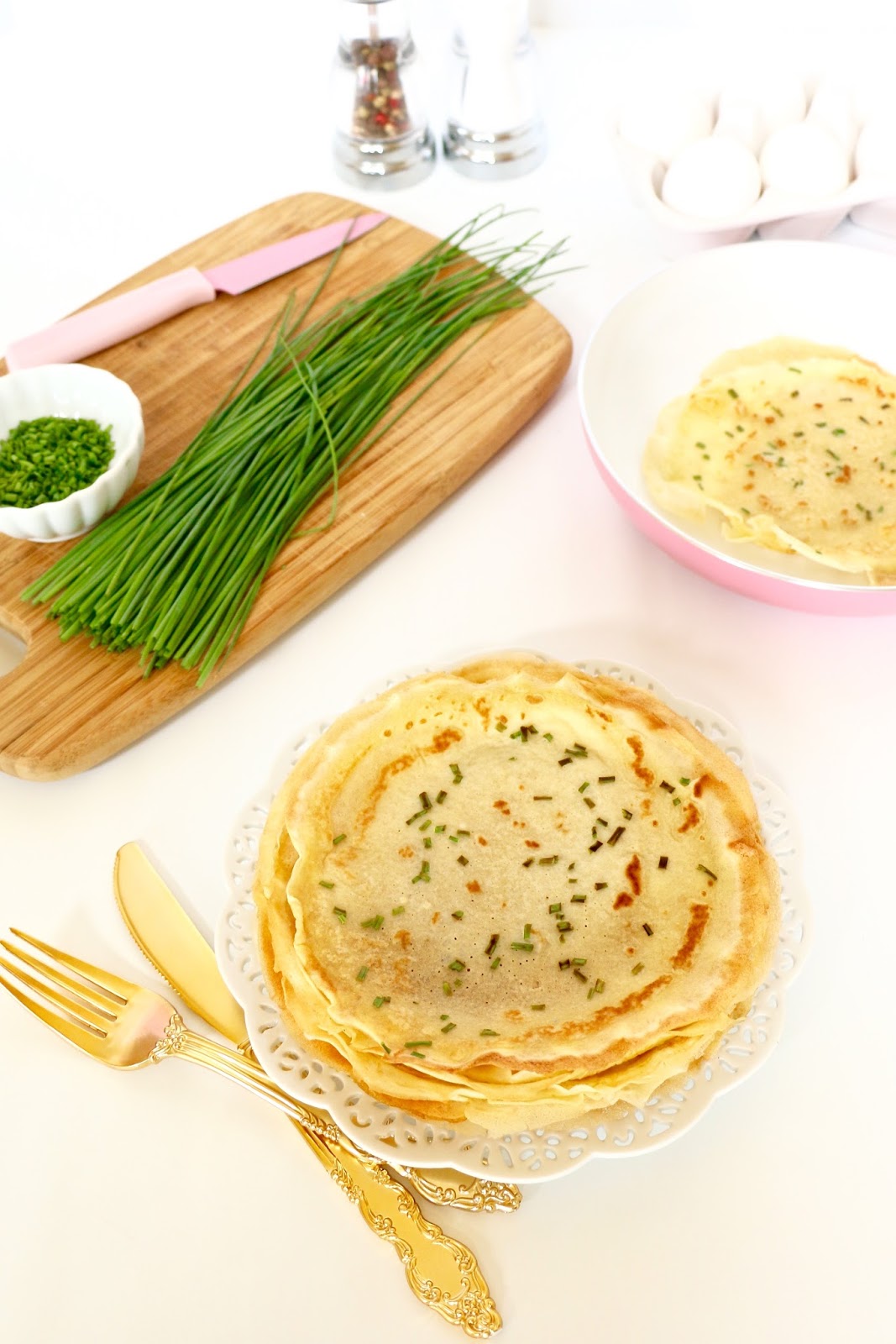 {VIDEO} Savory Herb Crêpes Filled with Ham & Cheese The Lindsay Ann
