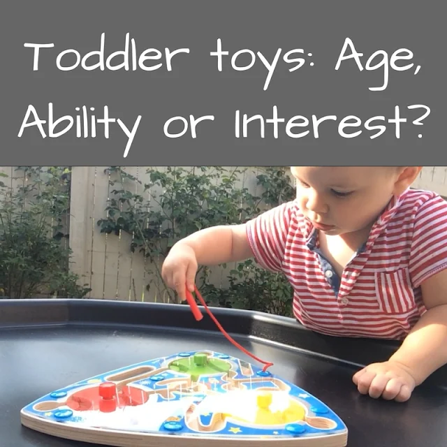 Buying Toddler Toys: age, ability or interest.  The Wicked Uncle Challenge